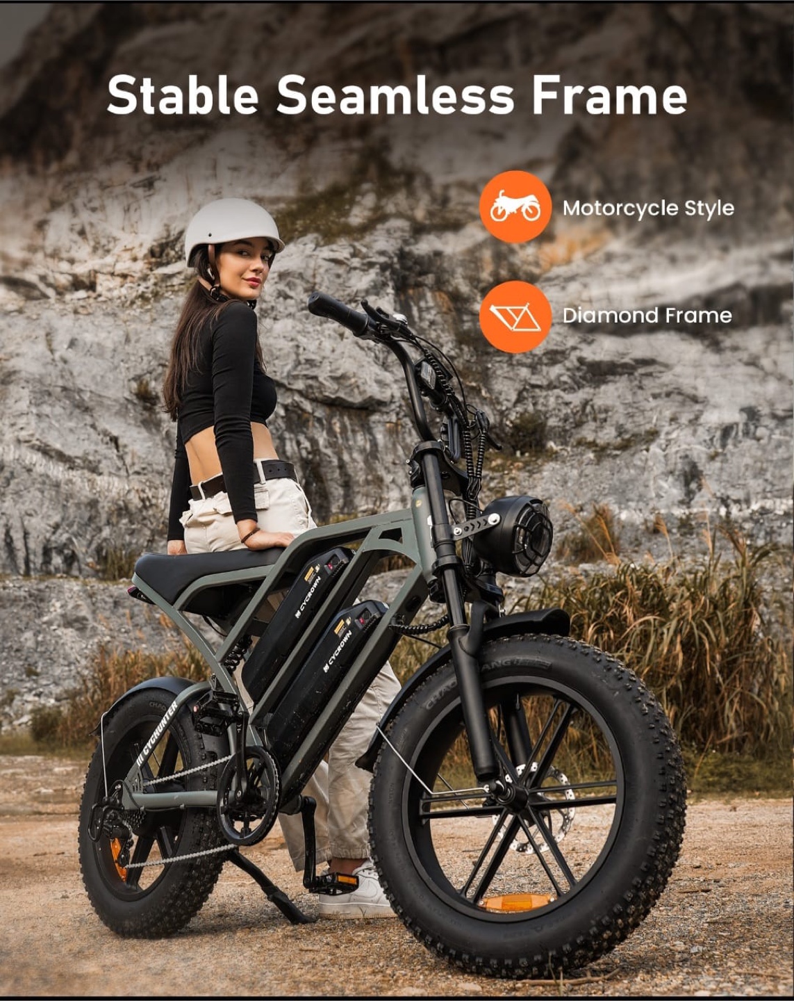 Cycrown Fat Tyre Electric Bicycle - photo 4