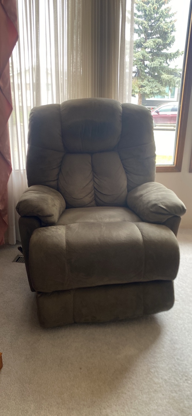 Recliner Chair - Brown Microfiber