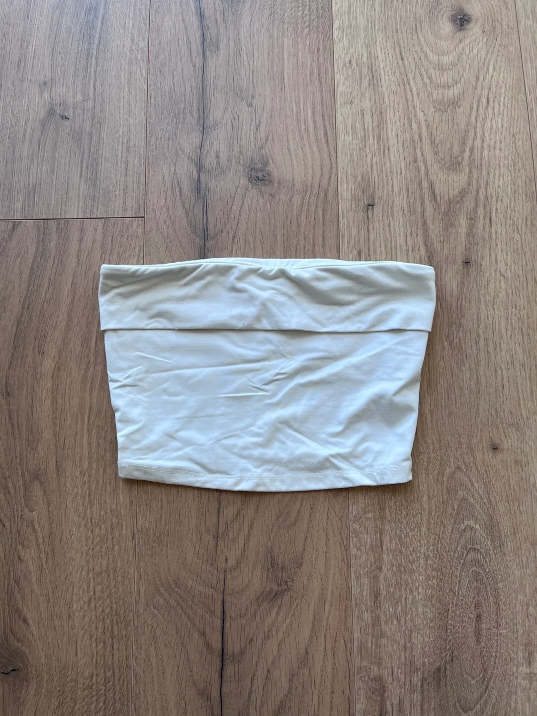 Bershka White Tube Top thumbnail