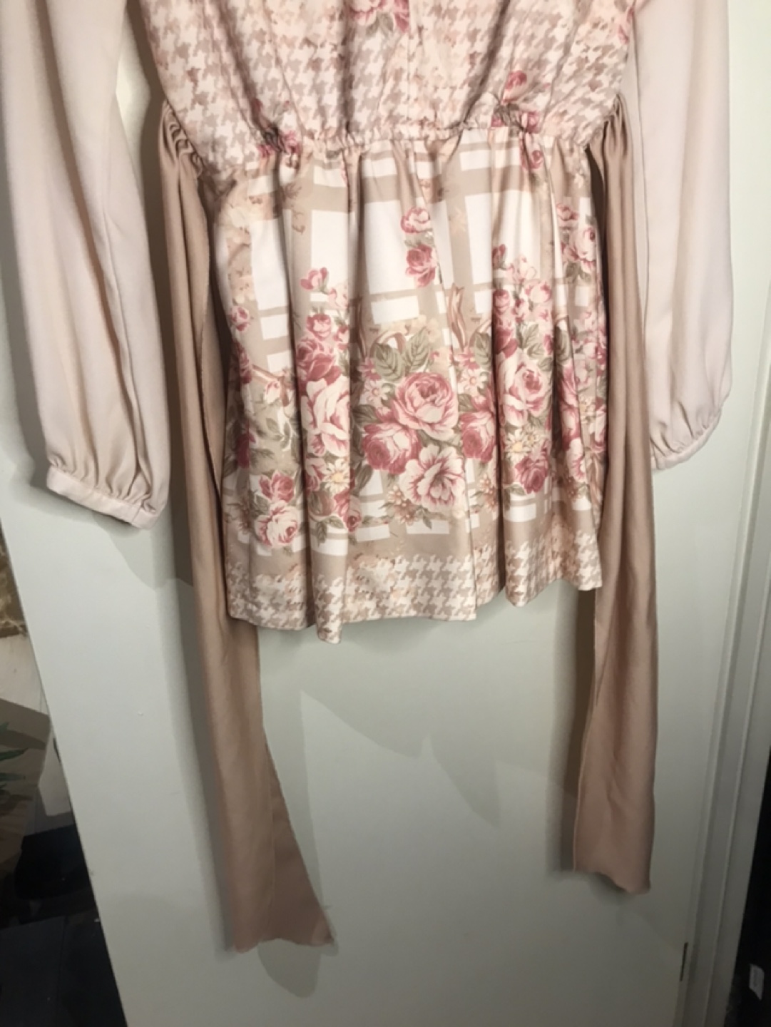 Liz Lisa Dress - Floral and Houndstooth Print - photo 5
