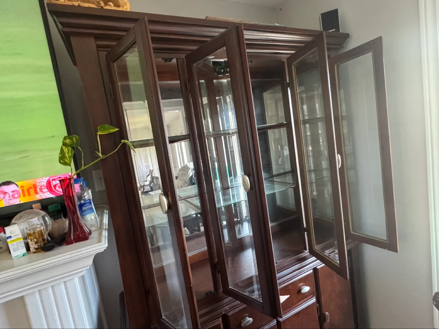 Dark Brown Wooden Cabinet image indicator(6)