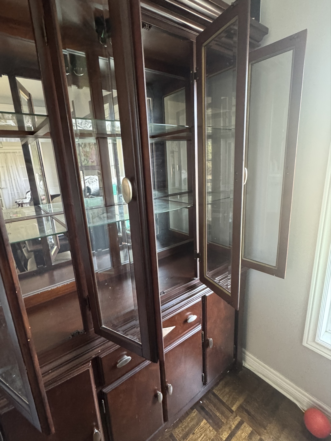 Dark Brown Wooden Cabinet - photo 4