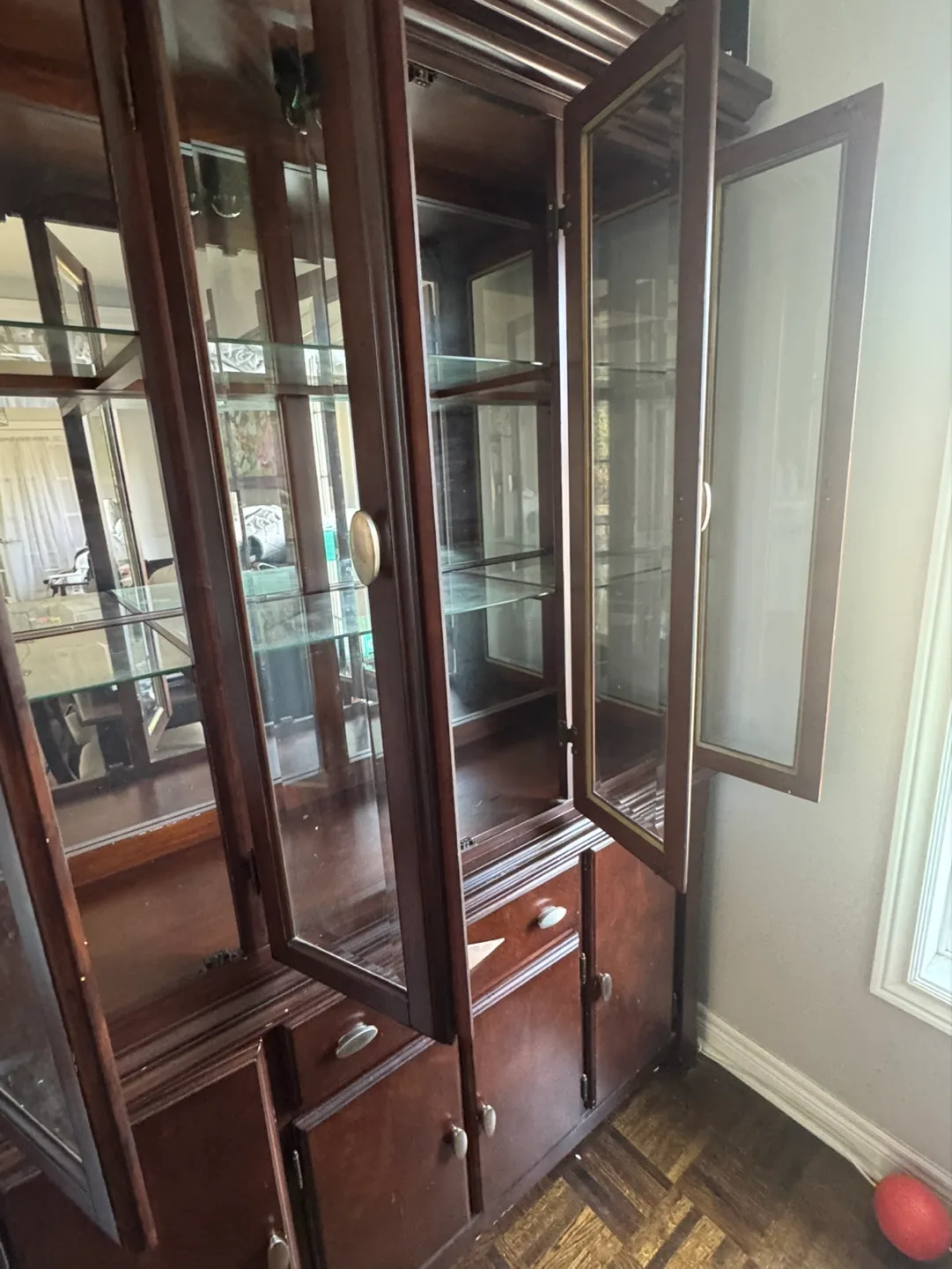 Dark Brown Wooden Cabinet image indicator(4)