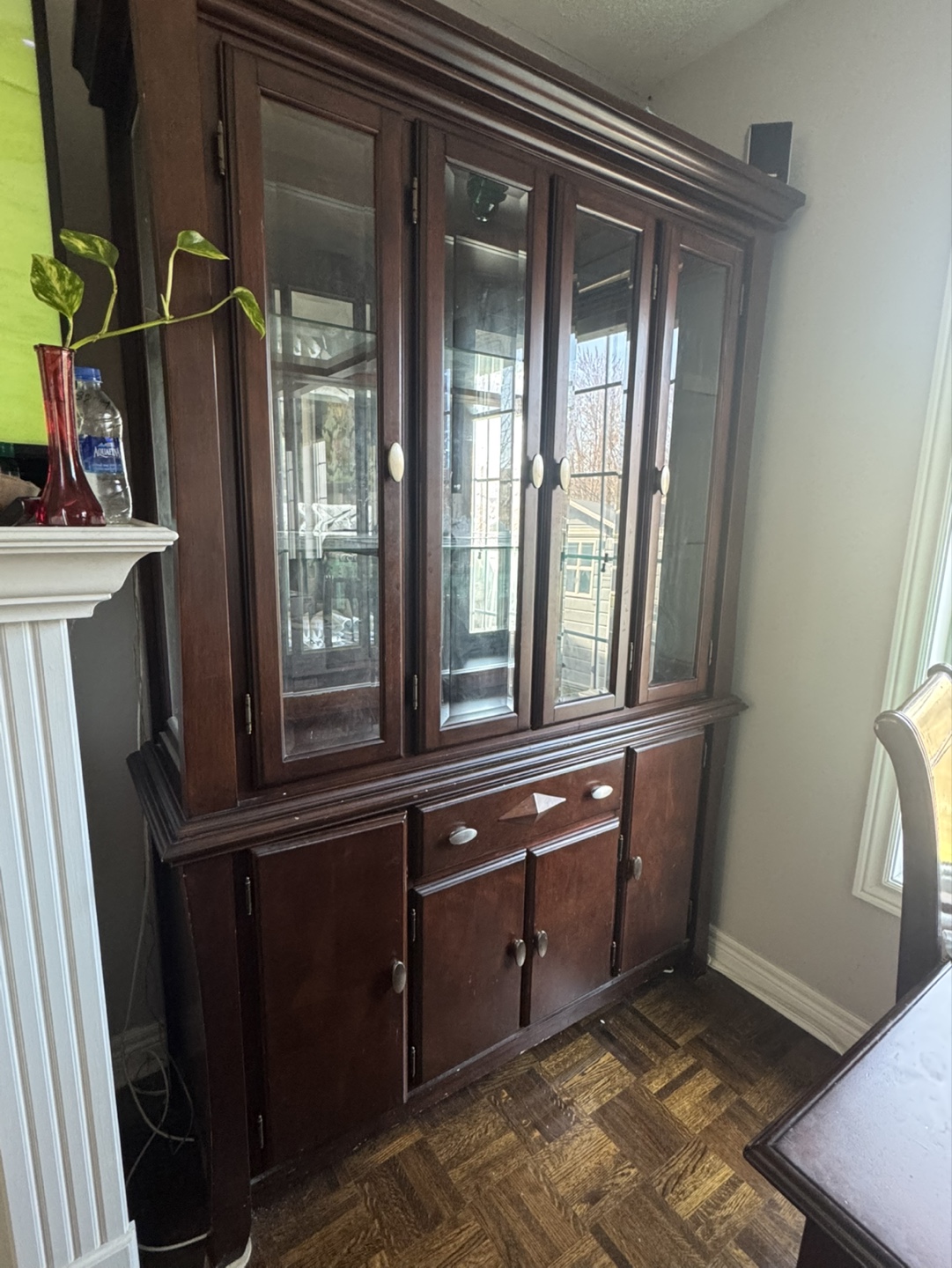 Dark Brown Wooden Cabinet - photo 3