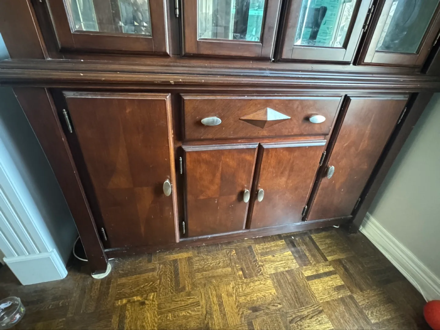 Dark Brown Wooden Cabinet image indicator(2)