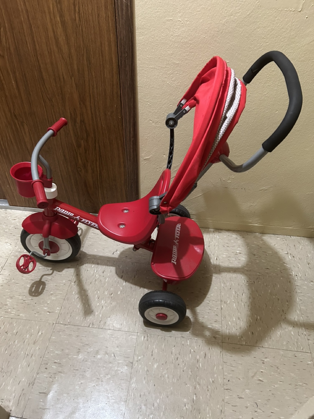 Kids push and pedal bike used.