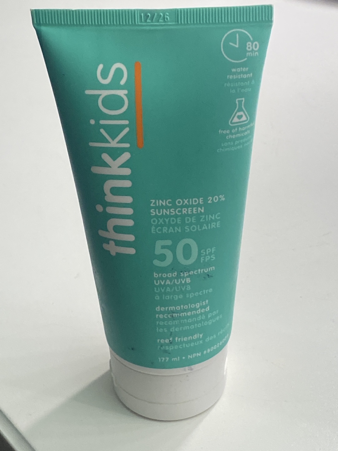 Thinkkids SPF 50 Sunscreen 177ml