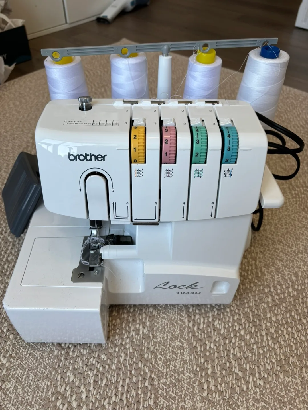 Brother Lock 1034D Serger machine thumbnail