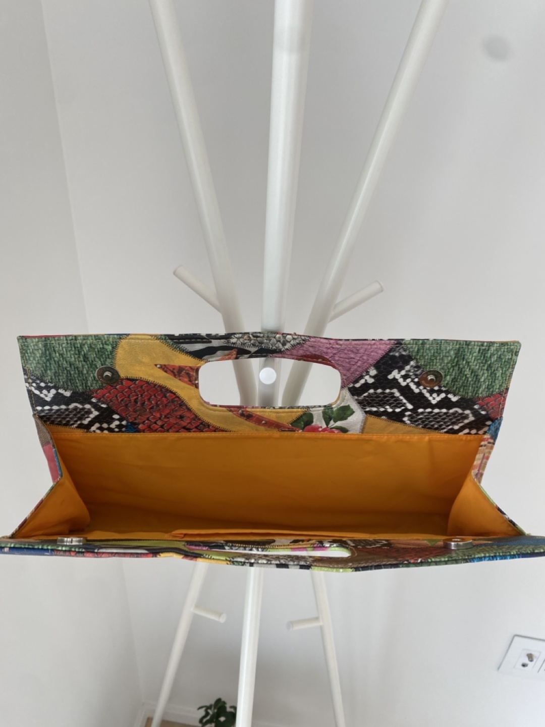 Multicoloured Patchwork Clutch - photo 4