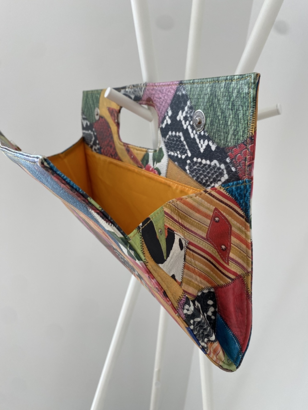 Multicoloured Patchwork Clutch - photo 5