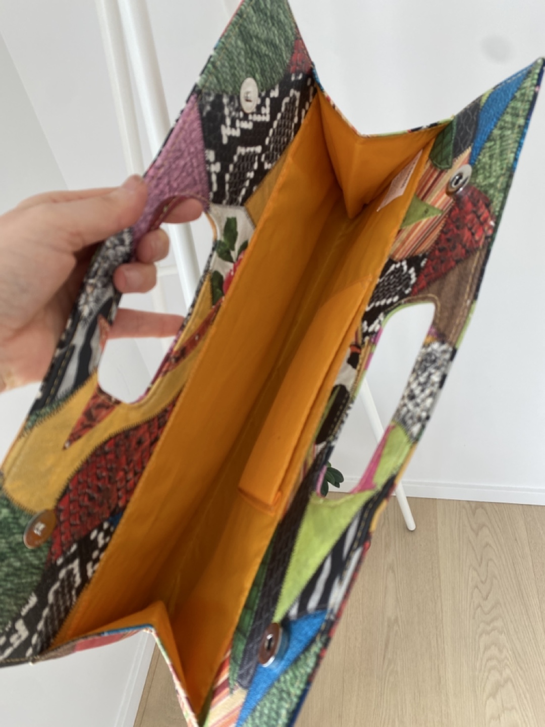 Multicoloured Patchwork Clutch - photo 3