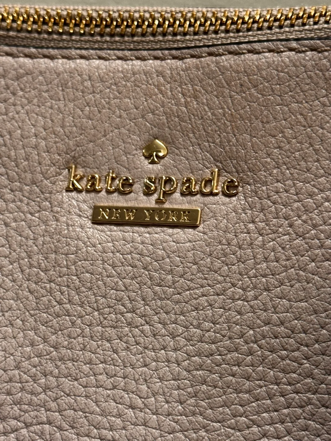 Kate Spade New York Light Beige Leather Crossbody Bag image indicator(2)