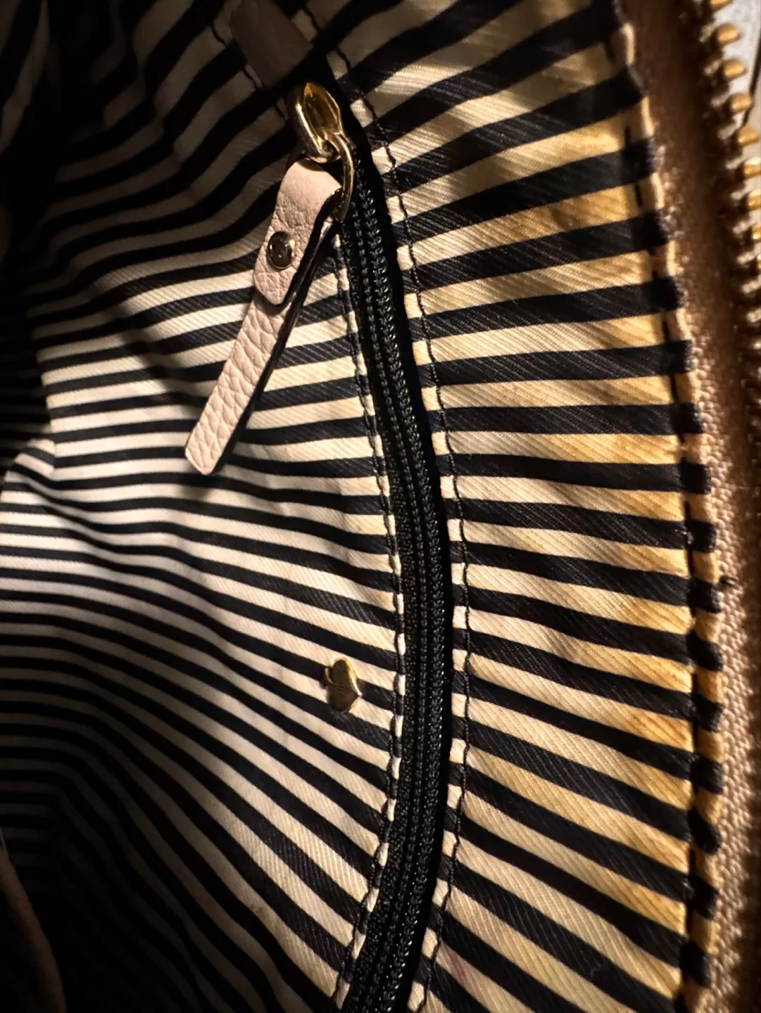 Kate Spade New York Light Beige Leather Crossbody Bag image indicator(6)