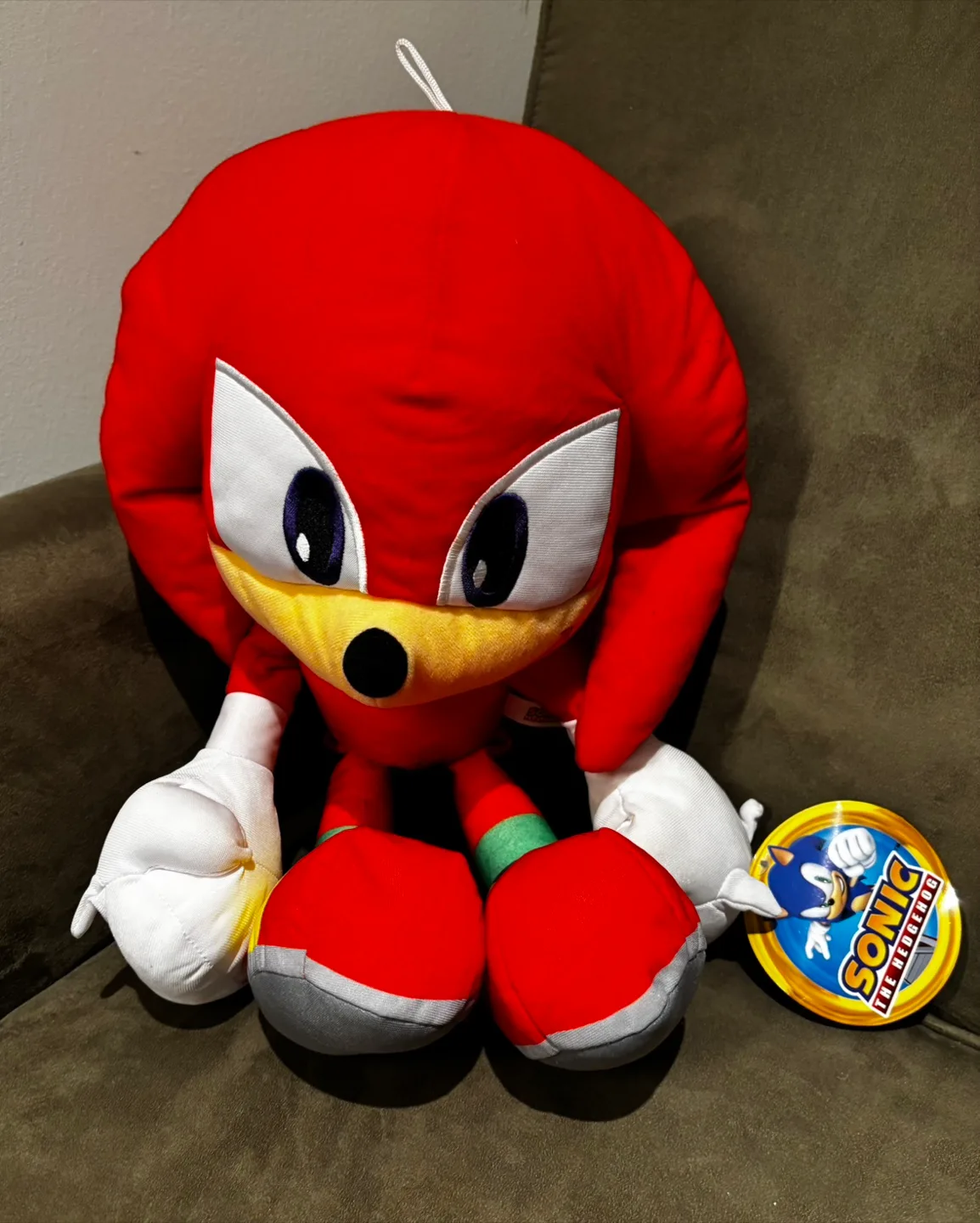 18" Knuckles Echidna Sonic Plush Toy thumbnail