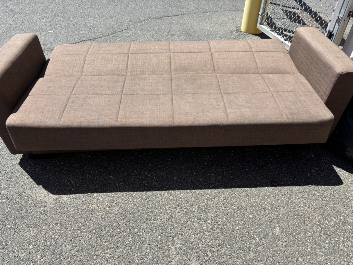 Brown Futon Sofa