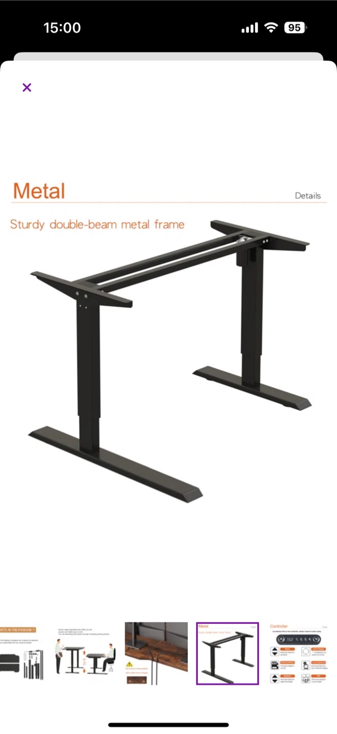 Electric Height L-Shaped Adjustable Standing Desk - photo 4