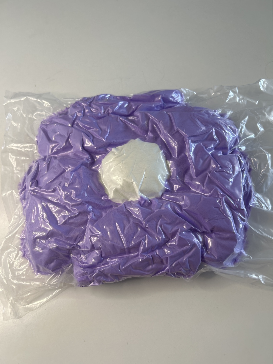 Purple Flower-Shaped Cushion