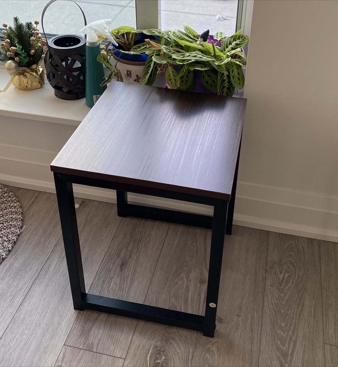 Dark Brown Square End bench - photo 3