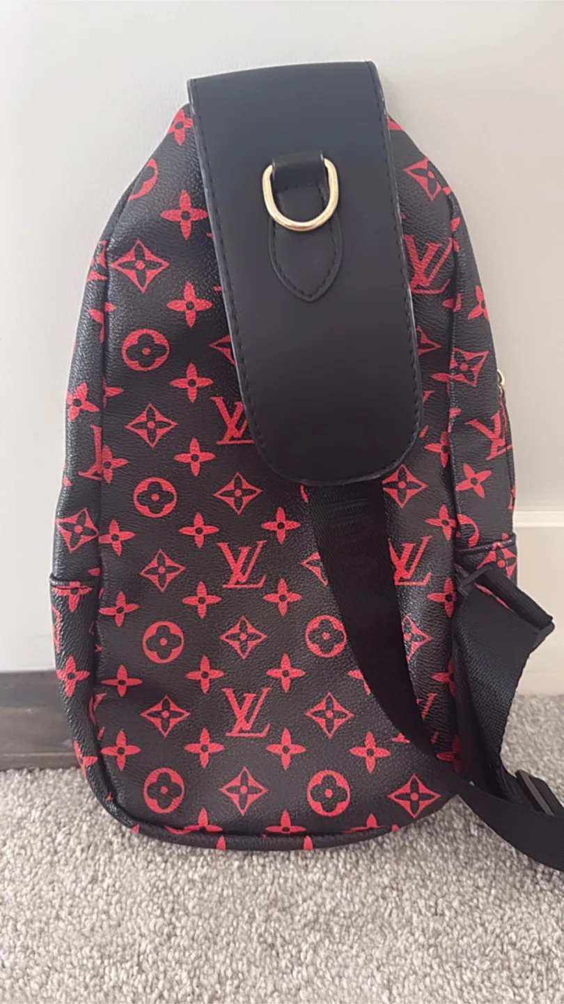 Supreme Louis Vuitton Inspired Sling Bag image indicator(3)