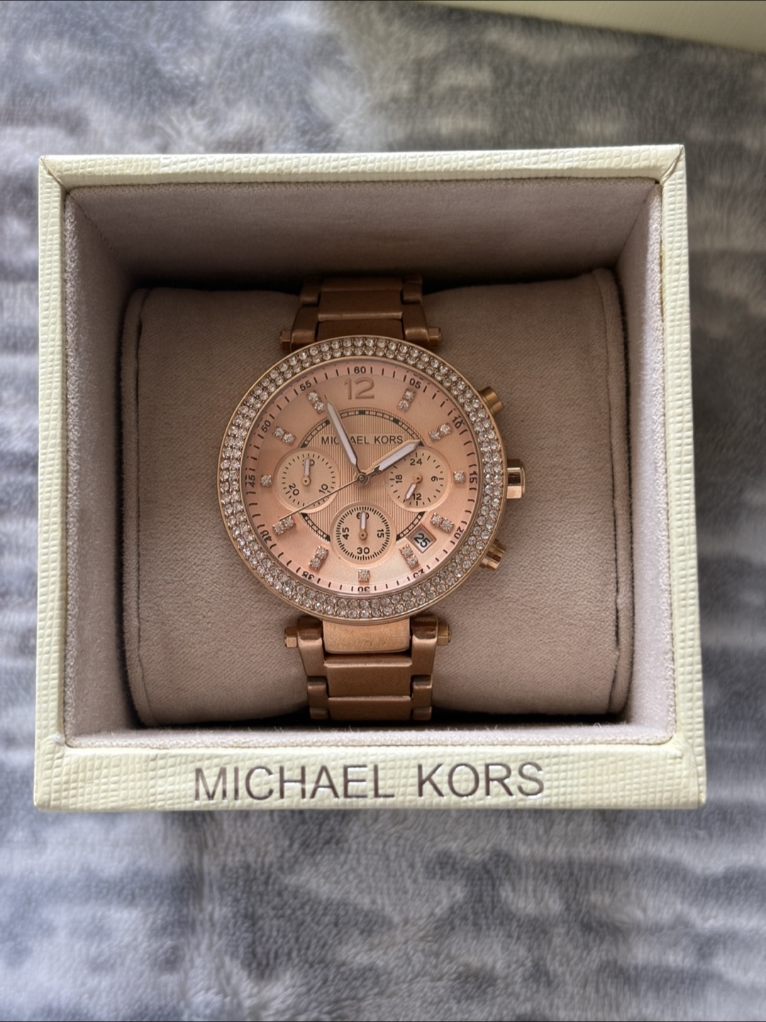Michael Kors Rose Gold Chronograph Watch