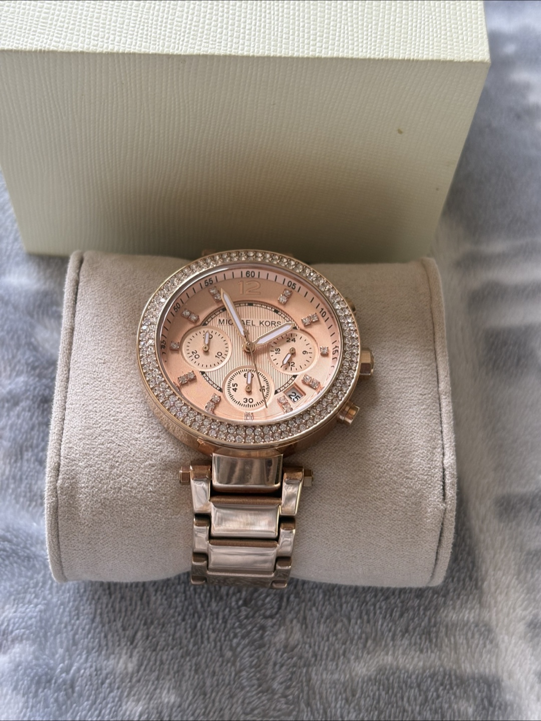 Michael Kors Rose Gold Chronograph Watch - photo 2