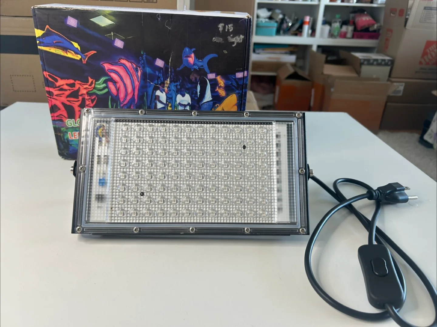 100W UV Floodlight - Blacklight for Parties & Events thumbnail