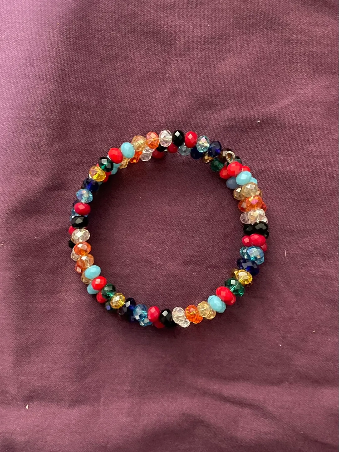 Layered Multicoloured Beaded Bracelet image indicator(2)