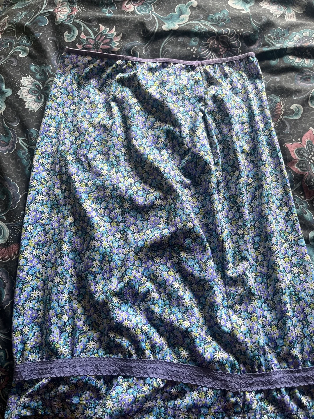 Floral pattern skirt #freecycle thumbnail