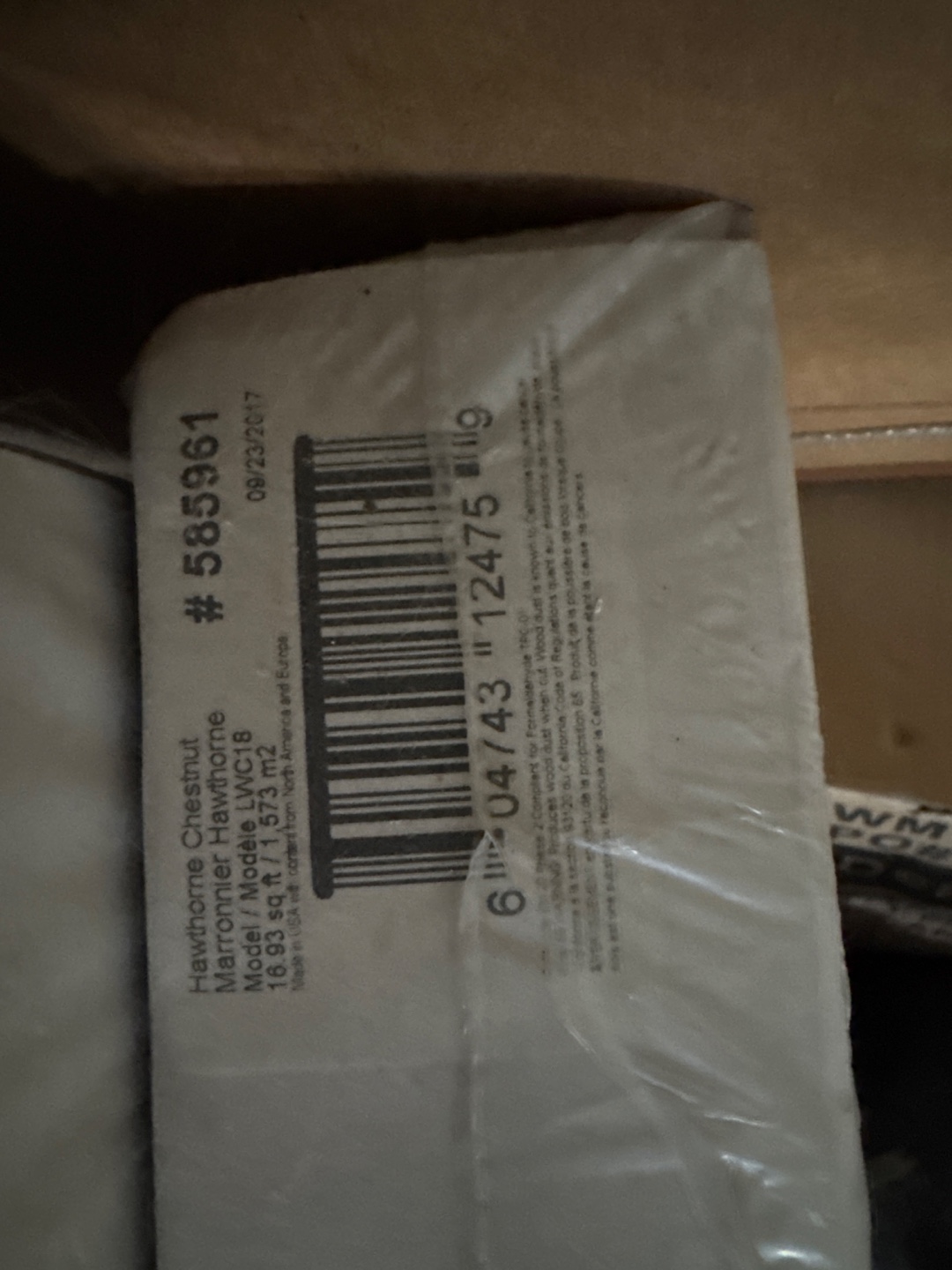 Three boxes of Mohawk Hardwood Flooring - photo 3