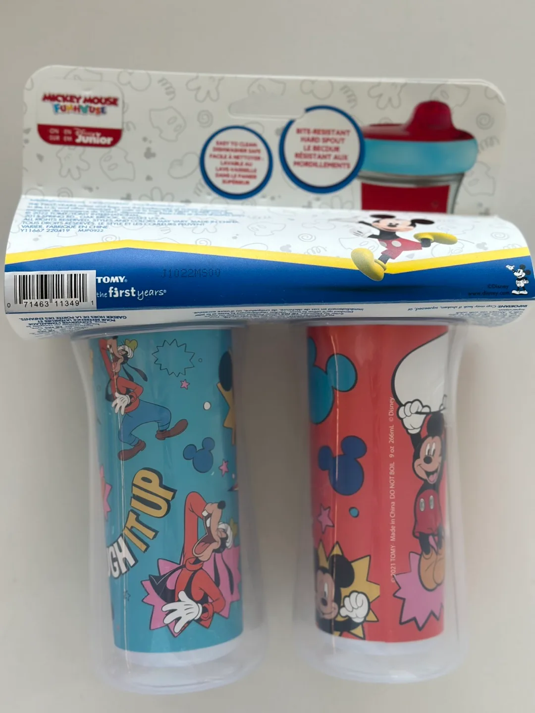 The First Years Mickey Mouse Insulated Sippy Cups - 2 Pack image indicator(2)