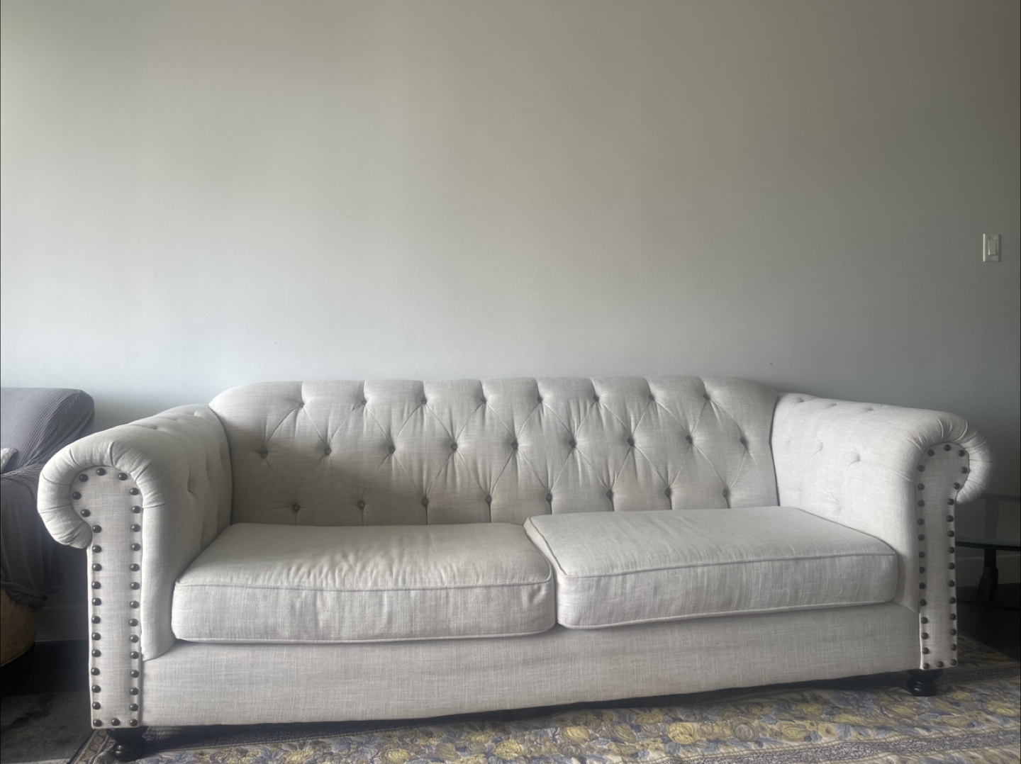 2 Elegant Button-Tufting Sofa - photo 5