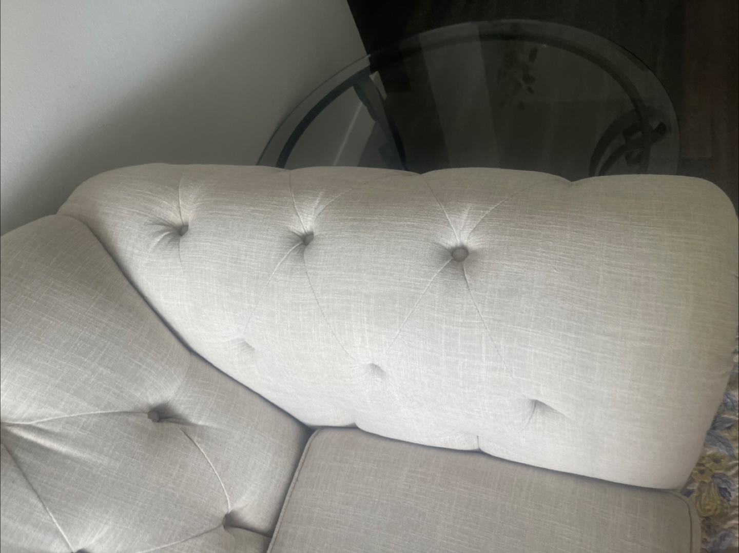 2 Elegant Button-Tufting Sofa - photo 2