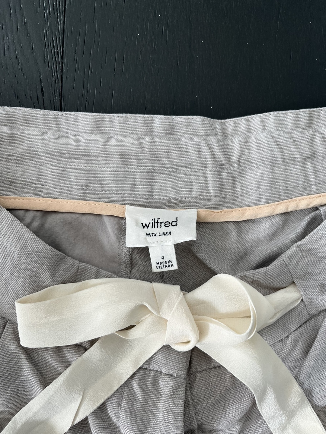 Wilfred Linen Shorts Size 4 - photo 3