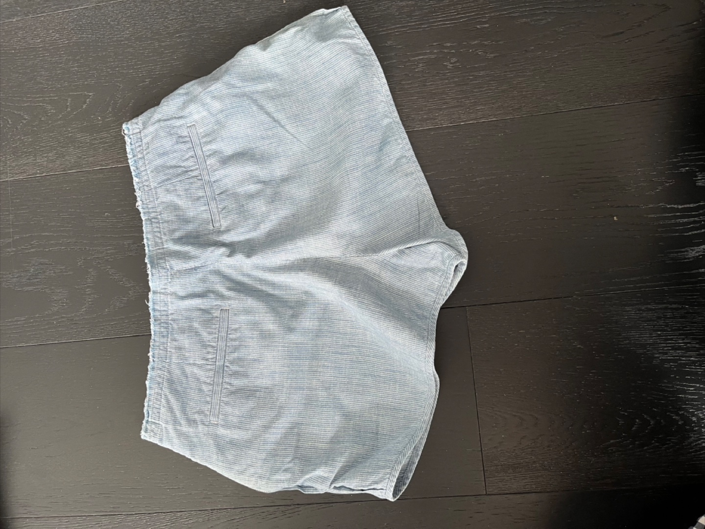 Wilfred Free Blue Striped Linen Shorts - photo 2