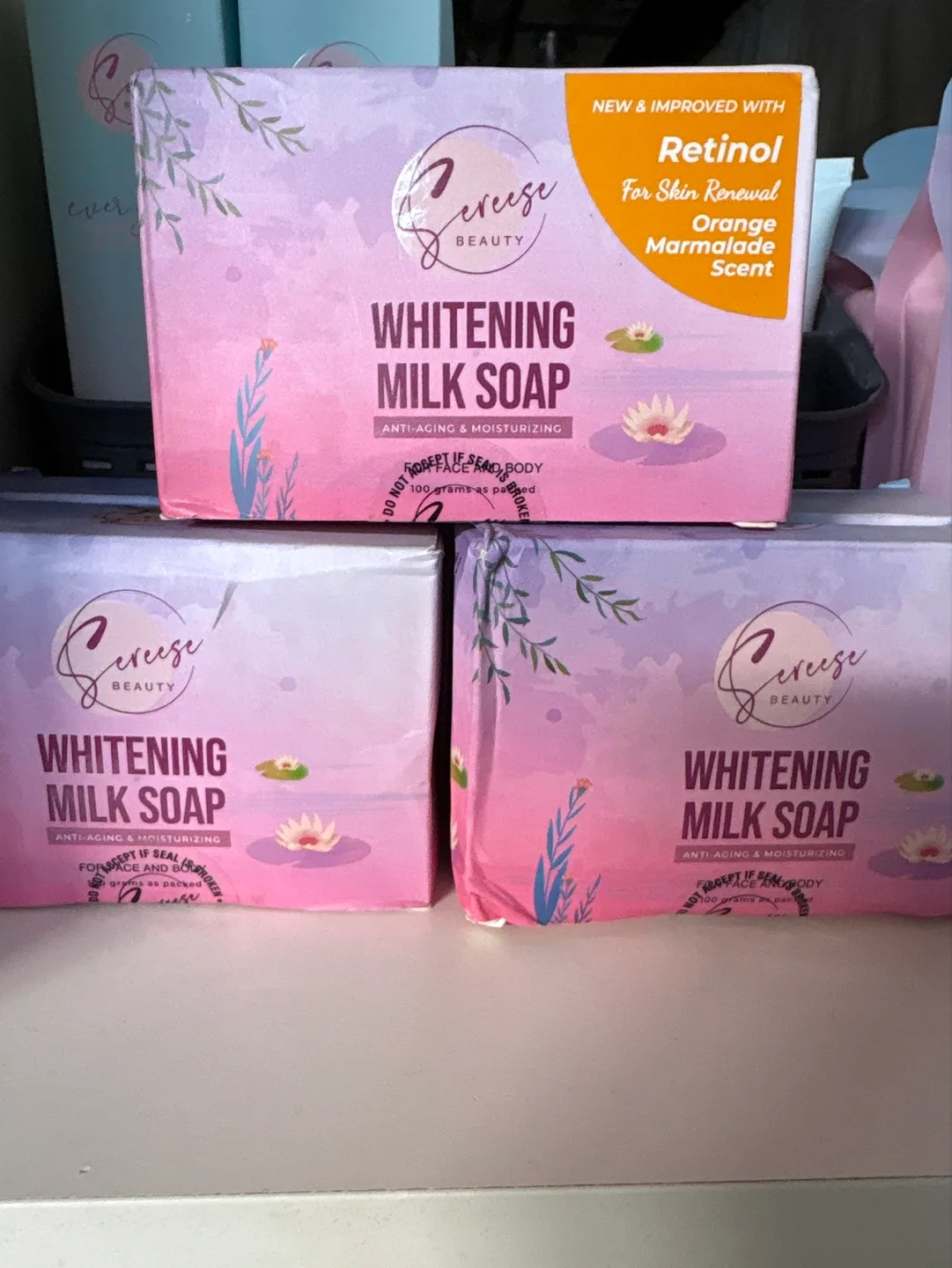 Seresse Beauty Whitening Milk Soap Bars thumbnail