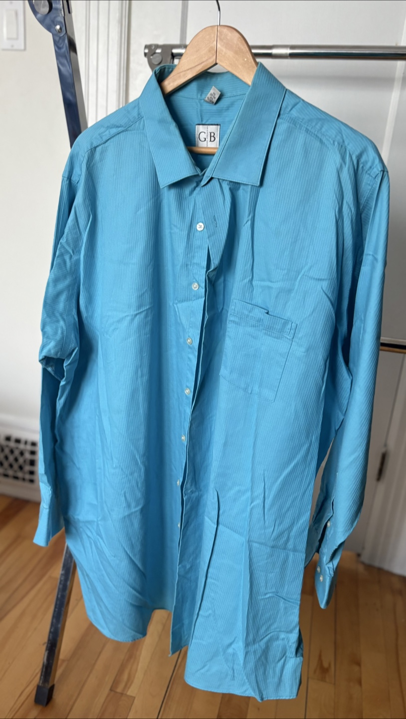 Three GB Men's Long-Sleeve Dress Shirts - Bundle - photo 3