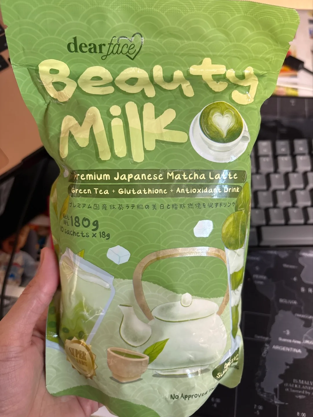 Dear Face Beauty Milk Premium Japanese Matcha Latte thumbnail