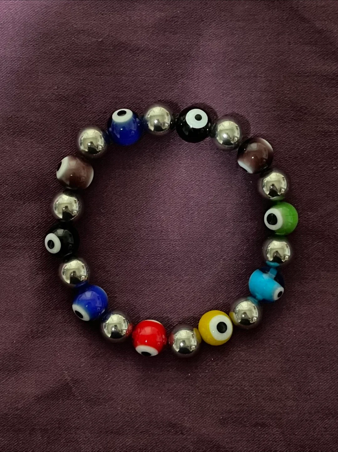 Multicolour Evil Eye Bracelet thumbnail