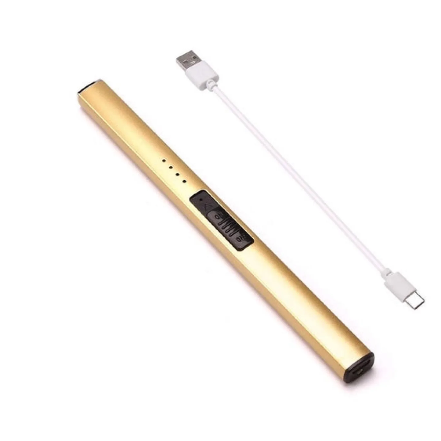 Rechargeable Electronic Lighter - Rose Gold & Gold thumbnail