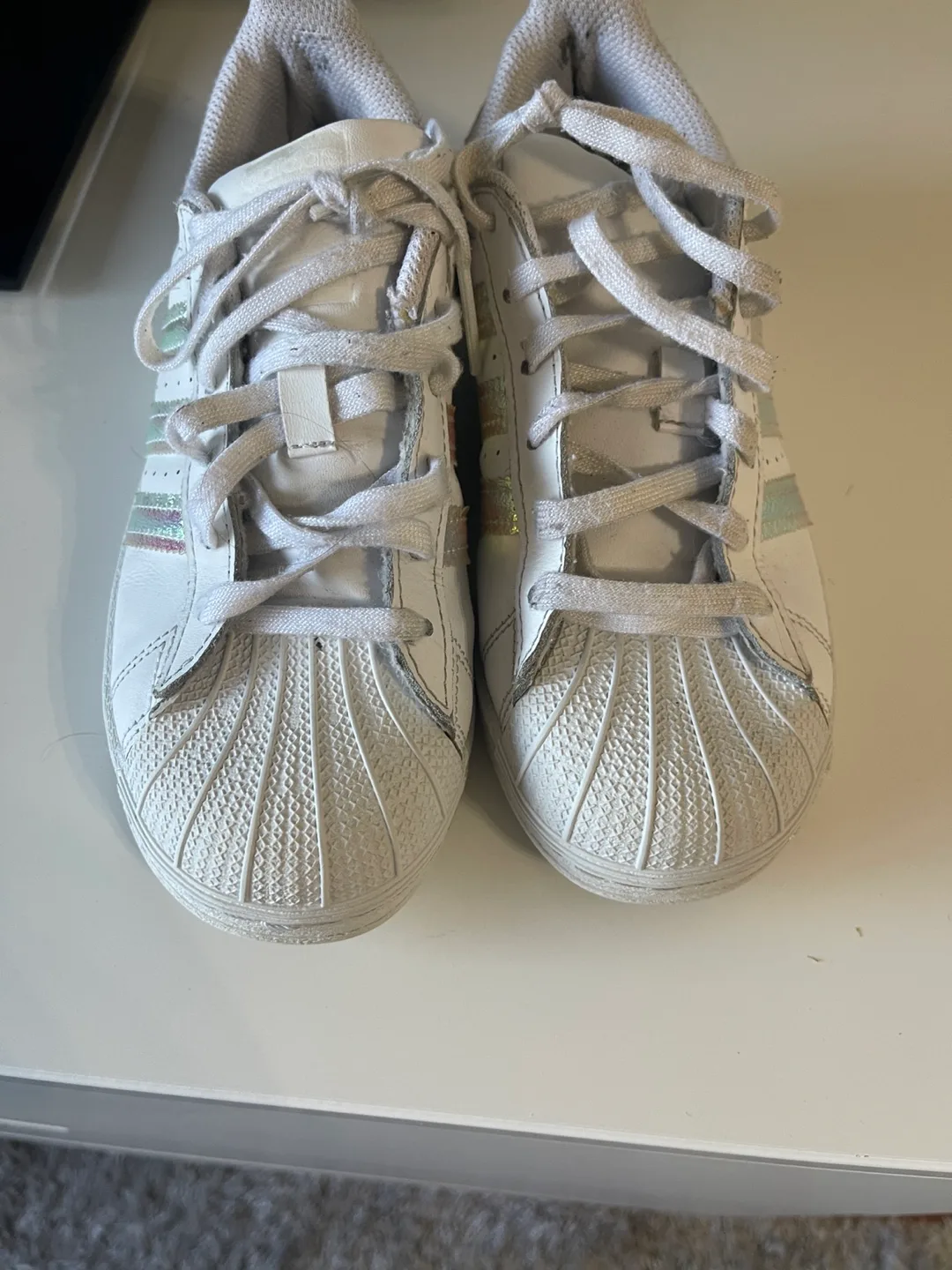 Adidas Superstar Shoes - Girls' Size 2.5 image indicator(2)