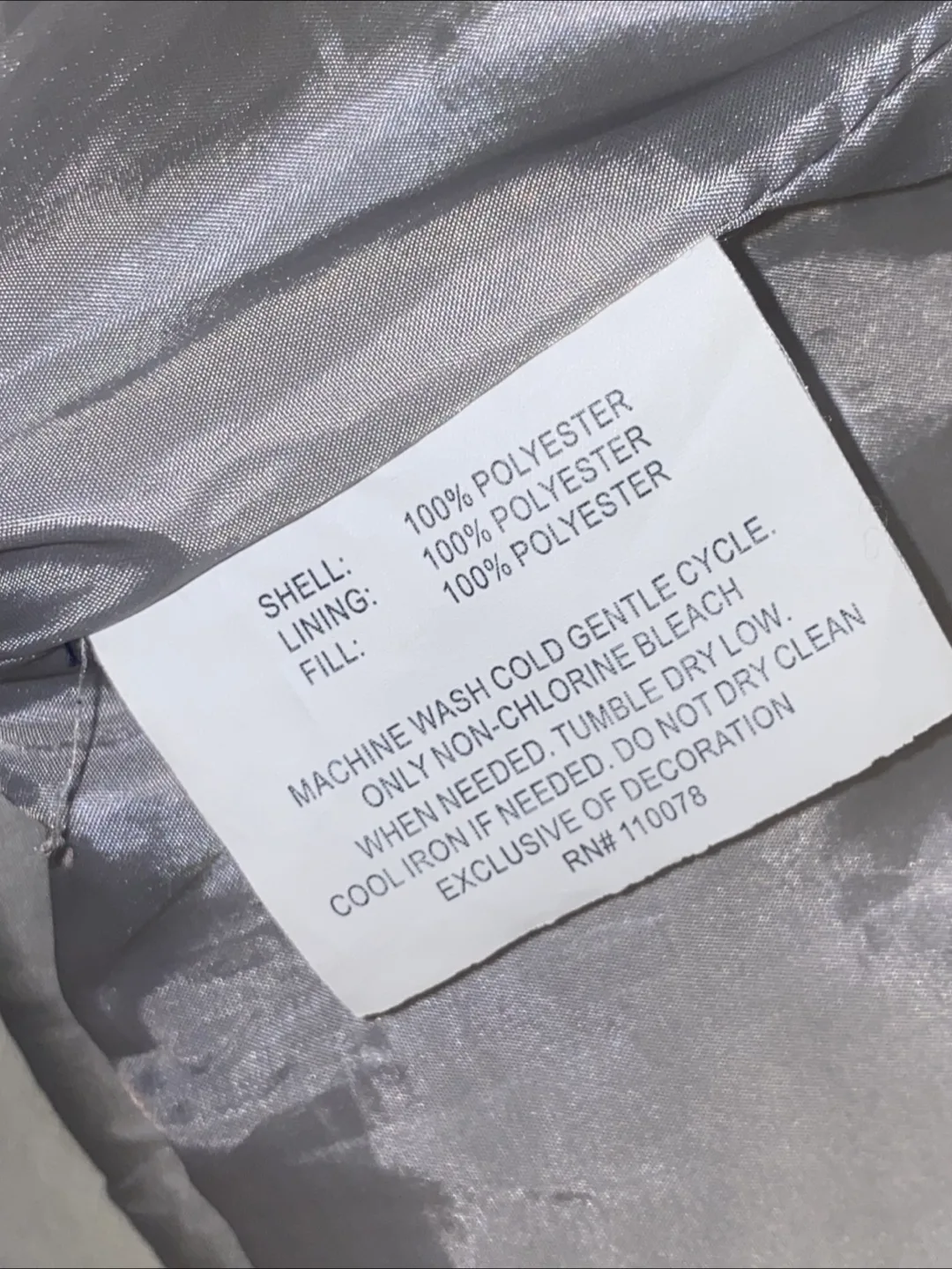 USPA Men's Grey Puffer Vest with Hoodie image indicator(7)