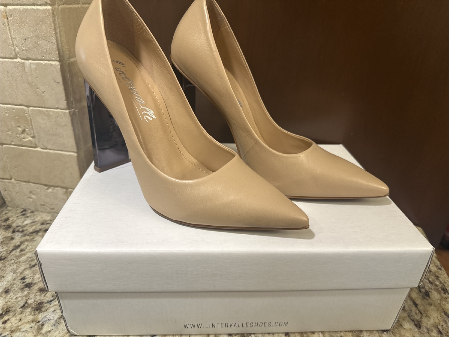 L'Intervalle Montreal Nude Pointed-Toe Heels - photo 3