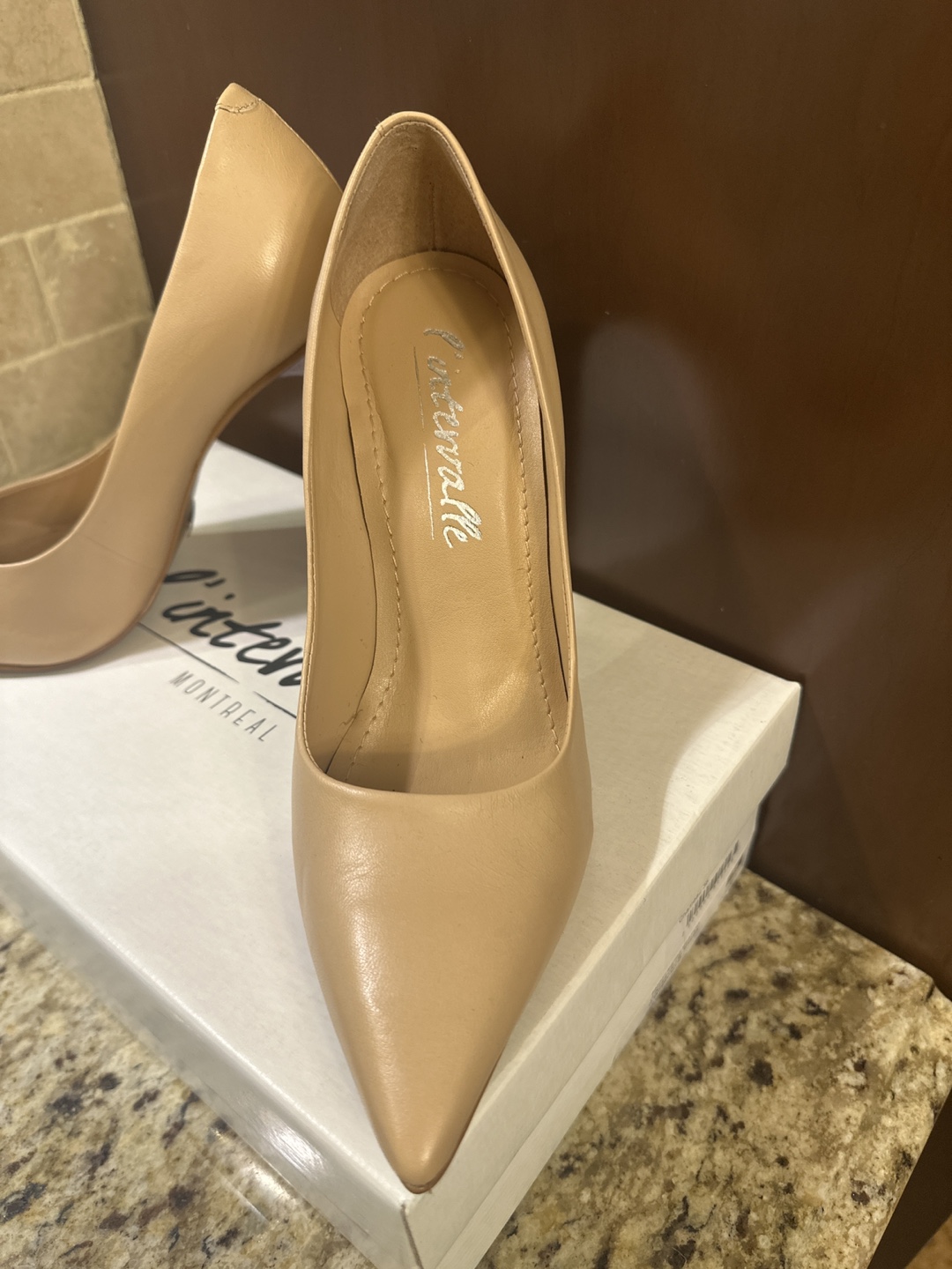 L'Intervalle Montreal Nude Pointed-Toe Heels - photo 2