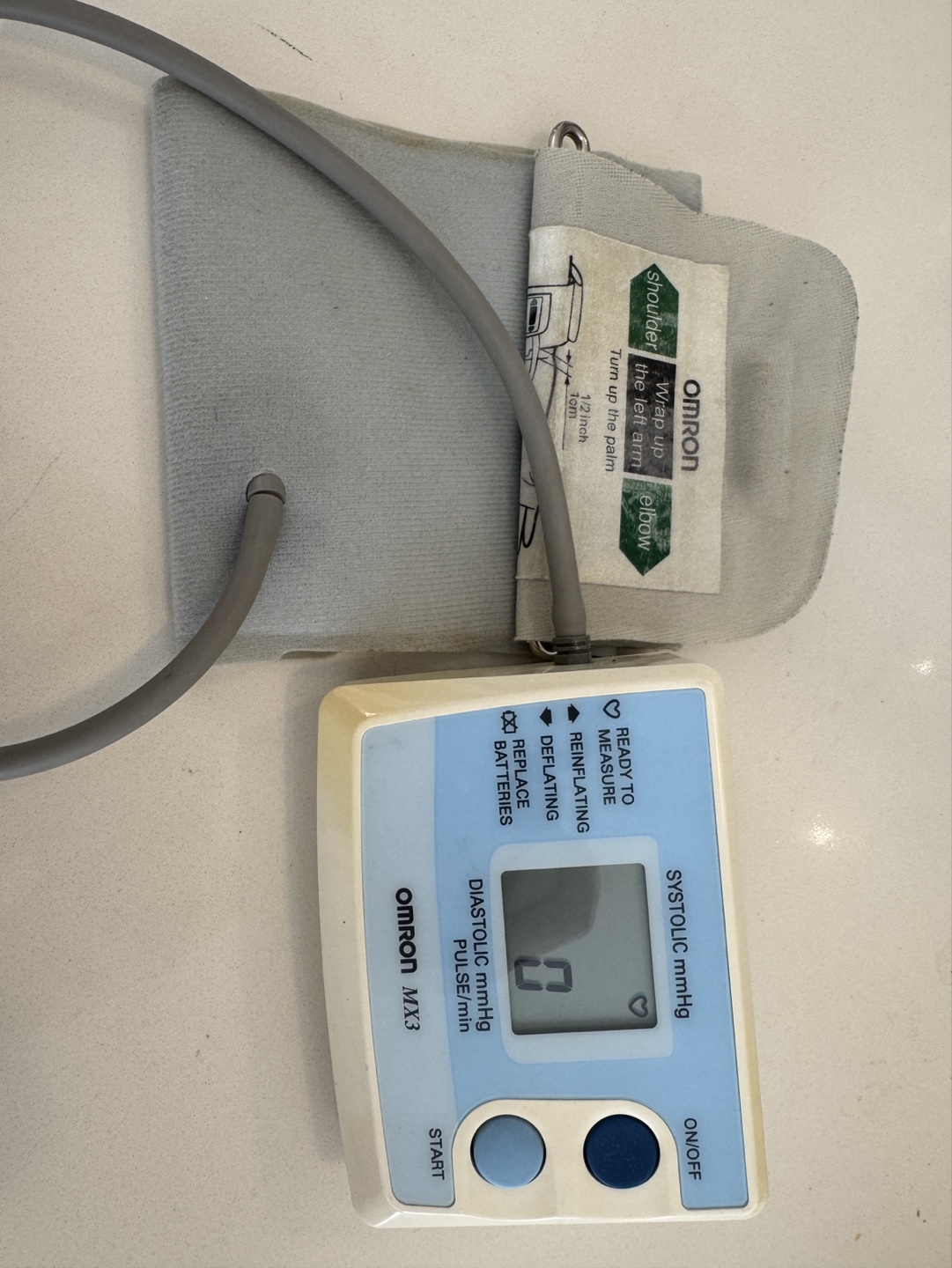 OMRON MX3 Blood Pressure Monitor