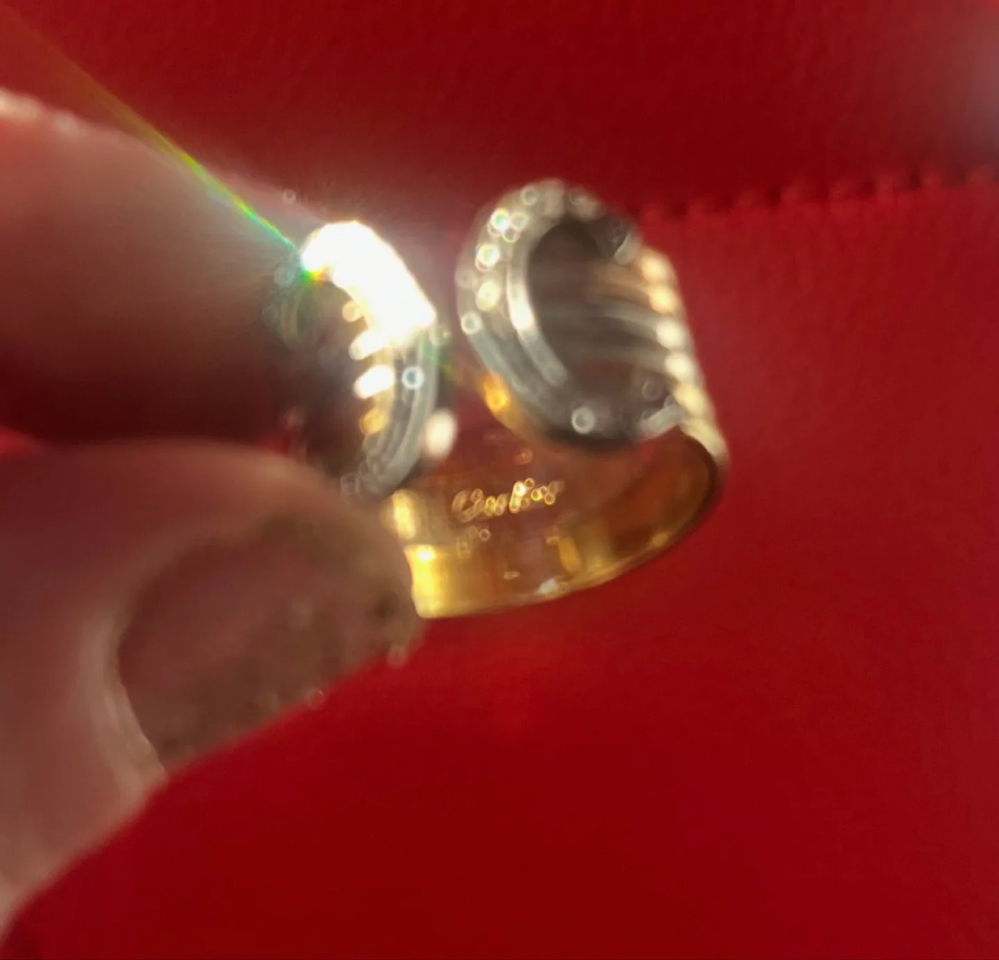 Cartier Estate Diamond Tri color 18k Gold Ring image indicator(6)