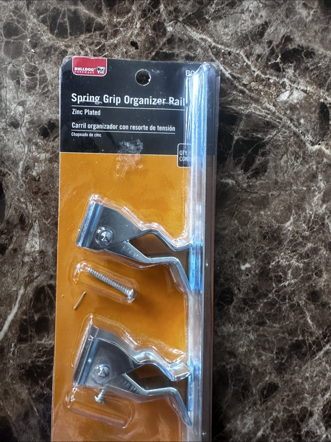 Bulldog Spring Grip Organizer Rail - Zinc Plated - photo 2