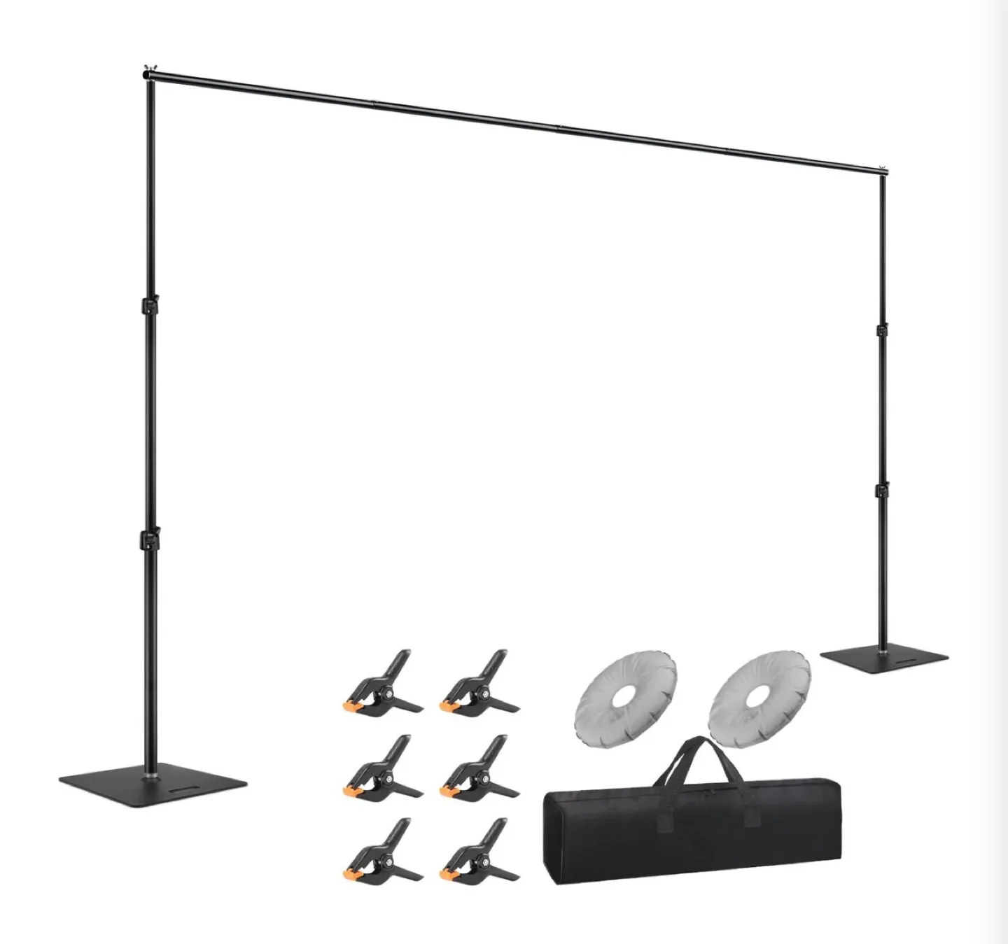 Portable Photography Backdrop Stand Kit thumbnail