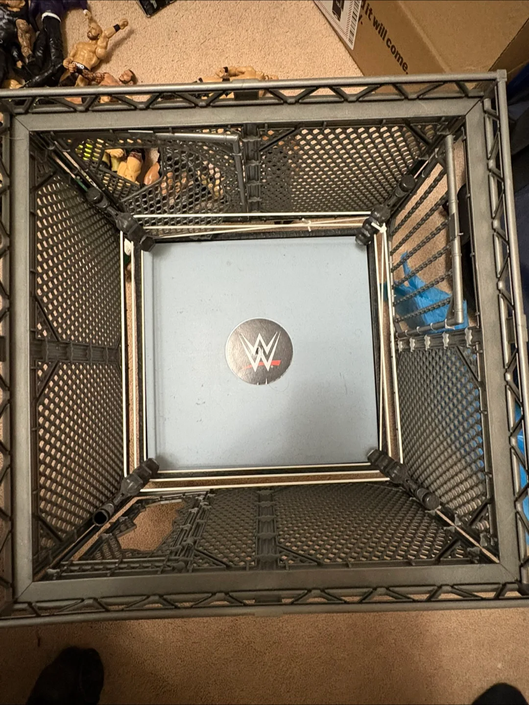 WWE 28 Wrestling Figures Lot and Wrestling Ring image indicator(2)