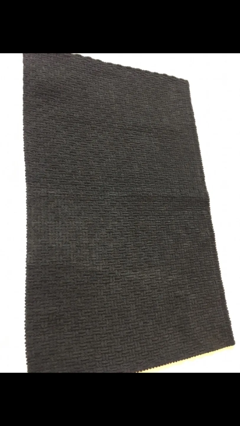 Black Textured Rug image indicator(3)