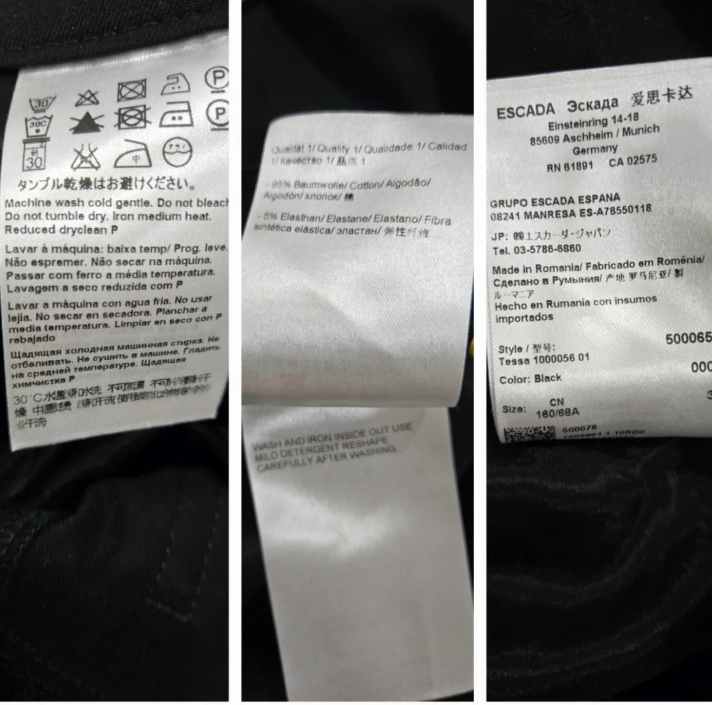 Escada Tessa High-Rise Straight-Leg Denim Size EU36/US 6/S image indicator(8)